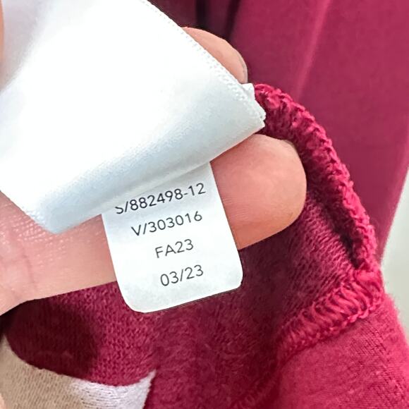 ATHLETA Pranayama Wrap Cardigan Coffeeberry Red Purple Sz 2X {YY45} - Picture 5 of 5